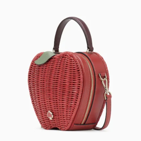 Kate Spade Honey Crisp Apple Basket Crossbody Bag - Picture 4 of 6